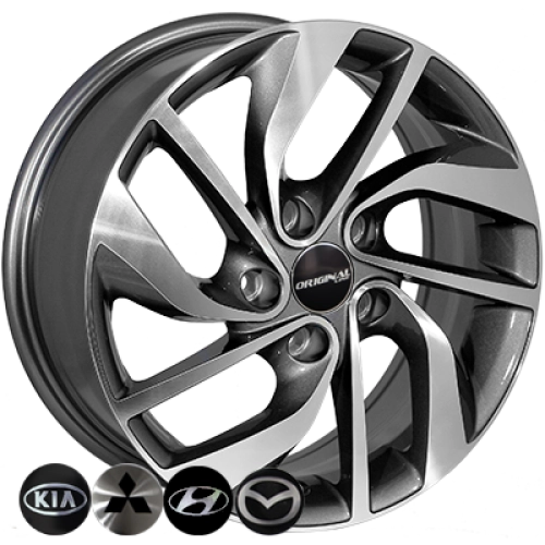 ZF FR783 W6.5 R16 PCD5x114.3 ET45 DIA67.1 GMF